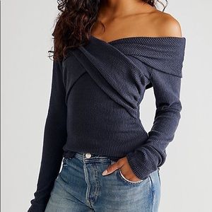 Free People Marley Off The Shoulder Twist top